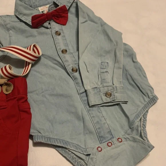 *Cat & Jack Shirt Pants Set 6-9M NWOT - Picture 5 of 6